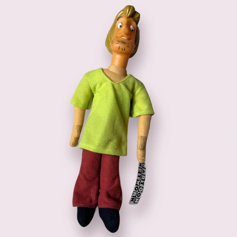 Vintage 1998 Cartoon Network Scooby Doo Shaggy Doll With Tags 14” Tall